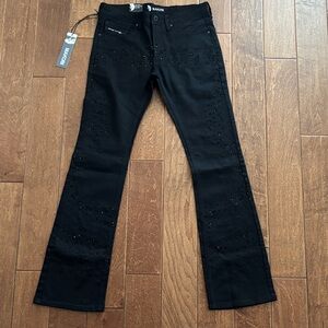Makobi Black Flare Men’s Jeans